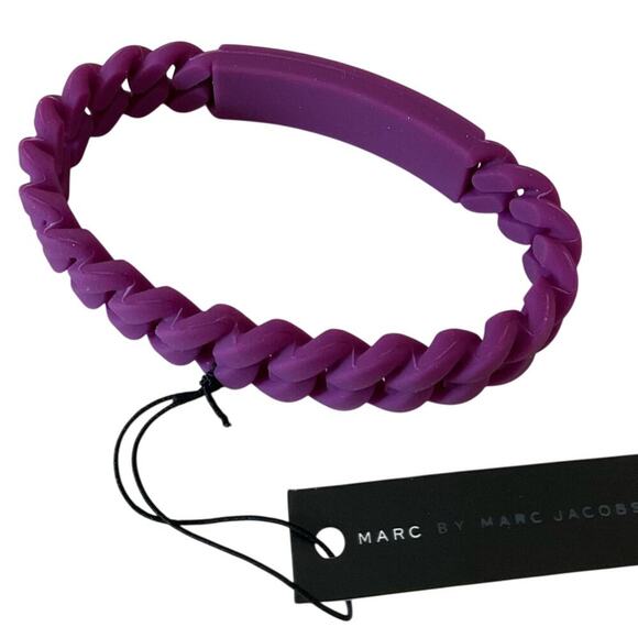 Marc by Marc Jacobs Purple Chain Bracelet NEW - Picture 3 of 6